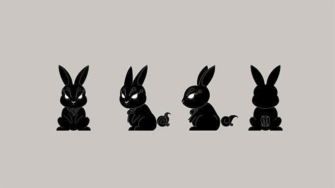 Black rabbit  癸卯年“黑兔...