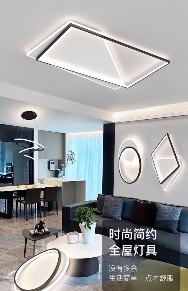 客厅灯2022年新款大气卧室灯led吸顶...