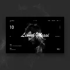 里奥·梅西（Lionel Messi）web／海报