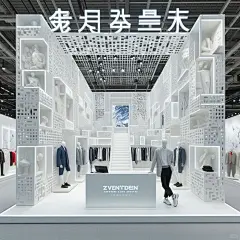男装展台3，AI生成 - 小红书