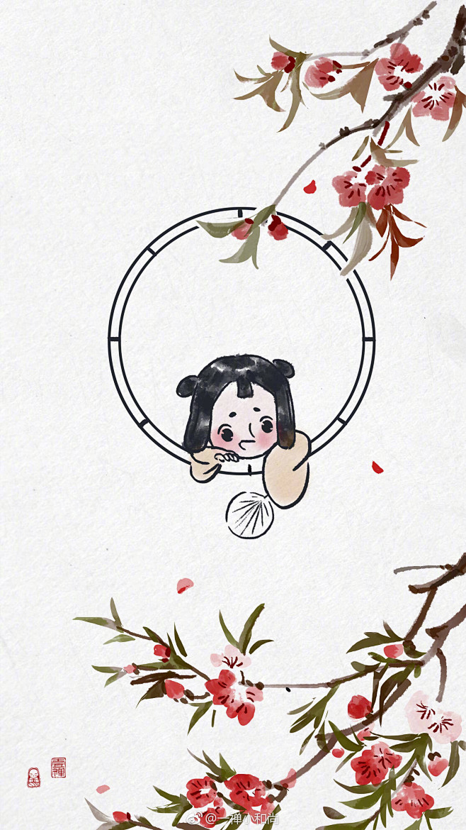 一禅小和尚     古风  壁纸