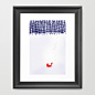 Alone in the forest Framed Art Print