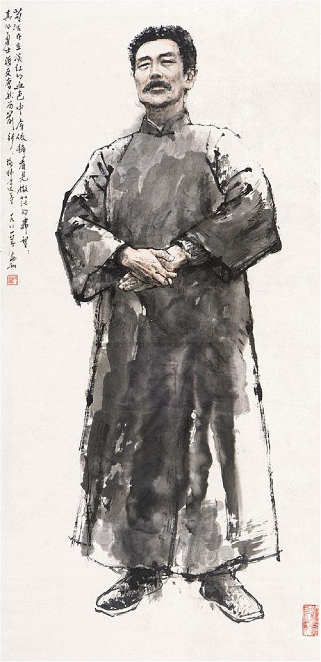 【国画】一代宗師蔣兆和水墨人物畫欣賞（4）