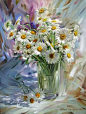 Buy Chamomile, Oil painting by Albert Kechyan on Artfinder. Discover thousands of other original paintings, prints, sculptures and photography from independent artists.