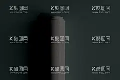 一卷卡纸  - 源文件下载【酷图网】卡纸,卷纸,硬纸,效果图,展示效果,简约,海报,文创,黑色
