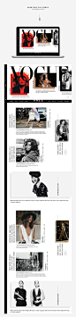 Vogue | Redesign : Redesign vogue.com website. This is a personal project. 