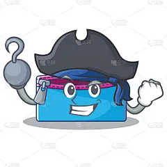 海盗文具盒人物卡通