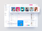 Dating Web UI graph design luovastudio bold color bold clean conceptual userpanel dashboard match love dating