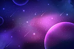 太空星系星空宇宙流星太阳银河系图片 壁纸海报背景AI矢量素材 (75)