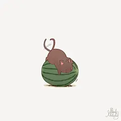 发现西瓜 
泰国人气美女画师Mindmelody 创作的系列动物插画《joojee &amp; friends》中的角色猫咪boyfriend 
#mindmelody# #二次元推图君# #猫咪# #表情# #萌# #漫画# #二次元# 