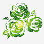 绿色玫瑰花简笔画矢量图高清素材 页面 设计图片 免费下载 页面网页 平面电商 创意素材 png素材