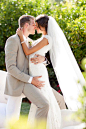 sweet photo of the bride and groom