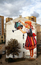 29 Pictures of Street Art Interactions with the Nature. Amazing!: 