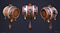 Keg Hammer, David Curtis : 1k textures. 1.8k polys. Game-ready. Based on concept by Ivan Kunakh. https://www.artstation.com/artwork/mqEk3d