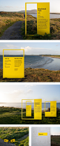 Lighthouse Trail Identity : Design shortlisted by CIL (Comissioners of Irish Lights) for final selection.This project asked for the design of a complete identity for a developing Irish tourism initiative, centred around a countrywide lighthouse trail. The