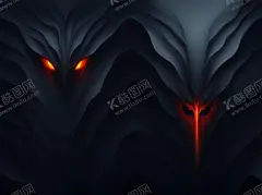 魔鬼 【酷图网】数码印花,男装,手绘,AI,T恤