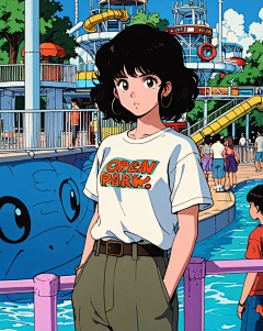 海洋西蓝花采集到AIGC插画风格