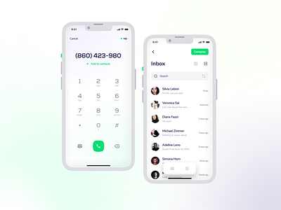 拨号器应用程序 UI 设计电话应用程序设计移动用户界面设计电话移动应用程序拨号器移动应用程序