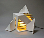 Folding Design Table Lamp by Michael Jantzen Table Lamps