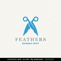 剪刀LOGO精选合集/理发店/美发/发型/洗剪吹-花瓣网|陪你做生活的设计师 | 发#发型师洗剪吹#标志设计 (51)