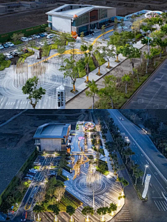 设计无界采集到旱喷景观