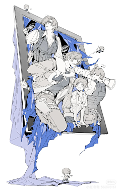 朔八采集到插画