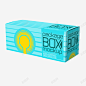 蓝色包装盒盒型 免抠png 设计图片 免费下载 页面网页 平面电商 创意素材