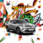 Toyota Hybrid - Illustration Series : TOYOTA HYBRID ILLUSTRATION SERIESA story concept was created for each photo.The Toyota Hybrid models were supported with illustrations from their social media channels.What is a Hybrid Car?t's time to leave the old wa