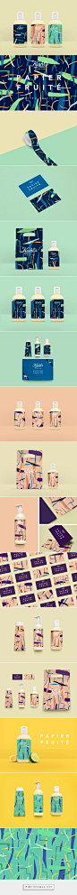 Kiehl's - Papier Fruité on Behance by Don't Try Studio curated  by Packaging Diva PD. Fun conceptual packaging project.: 
