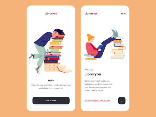 Mobile app - Library...