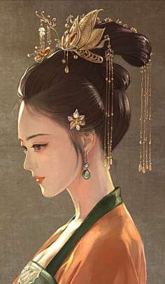 侧颜