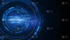 摘要数字科技科幻隧道速度移动加载概念设计