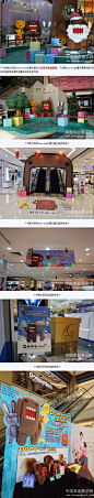 广州新光百货Domo-kun多摩主题圣诞装饰设计