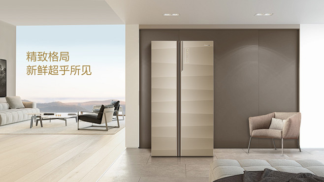 【卡萨帝BCD-801WDCA对开门冰箱...