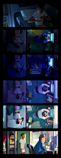 #蜘蛛侠：平行宇宙# 的一些color/lighting keys by Peter Chan. 以及他的一些个人作品。
 Peter Chan是一位色彩非常美的一位艺术家，颜色明亮通透甚是好看。
养乐多都能给你画出丰富的光色和无限的美感。
color keys 是学习色彩的非常好的一个方式，因为它只