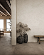 3dmax architecture corona CoronaRender  dining interior design  living room Render visualization Wabi Sabi