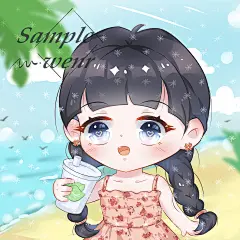 夏日沙滩