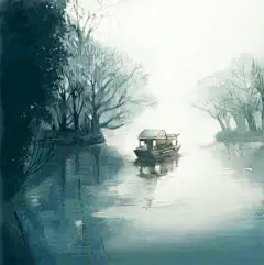 【古图专帖】——『手绘系列』——风景、楼阁、宫殿等各种场景_古风图片吧_百度贴吧