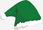 绿色圣诞帽矢量素材