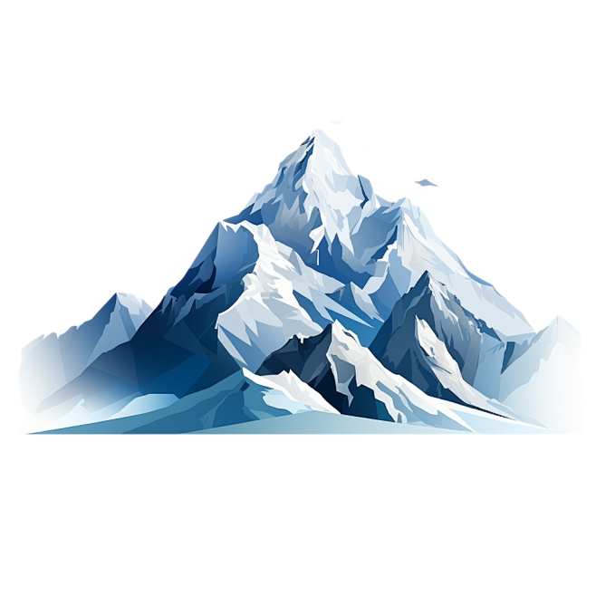 千库网_矢量雪山山峰山脉4_元素编号13763612