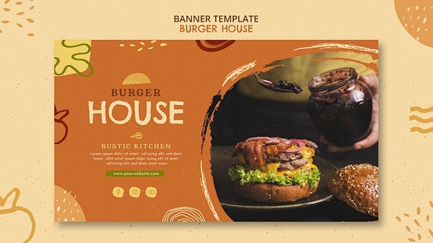 Burger house banner ...