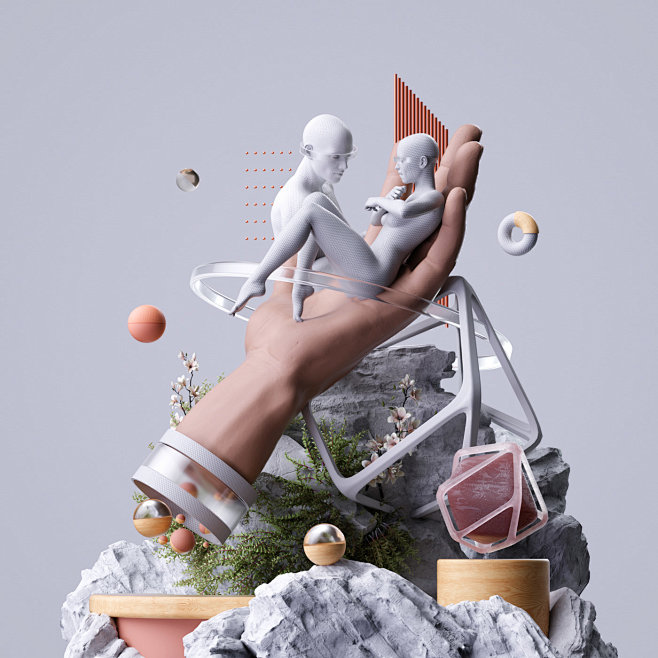 自我宣言 | 3D艺术品
“生活是我们不...