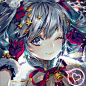 AkiZero 二次元美少女 数字艺术插画欣赏