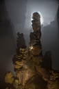 #场景氛围灵感素材# 世界上最大的洞穴Son Doong Cave （韩松洞） ​​​​