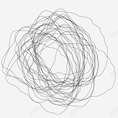 杂乱线条元素高清素材 手绘 无序 杂乱 线 线条 免抠png 设计图片