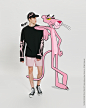 스테레오 바이널즈 : Street fashion,Jean Jullien,NouNou,Pink Panther 등 콜라보레이션 제품 및 룩북 정보 제공