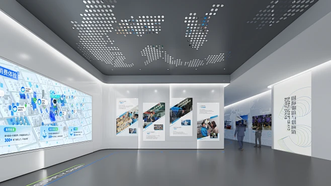 展览展示—菜鸟数智物流展厅 on Behance-花瓣网