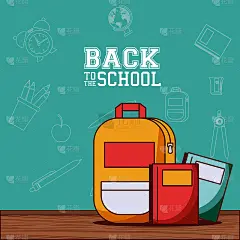 Back to school season card and poster