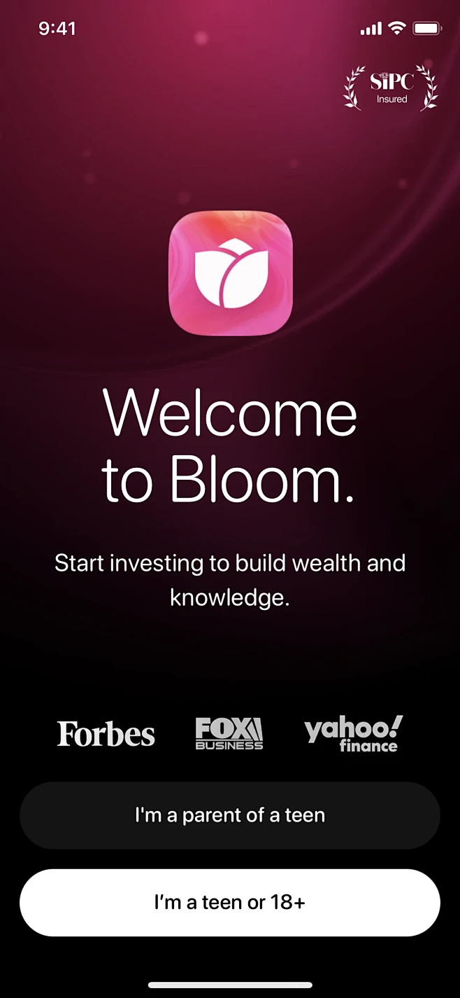 Bloom Onboarding screen-花瓣网
