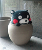 Kumamon, in a pot.: 